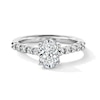 Thumbnail Image 1 of 1-1/2 CT. T.W. Oval Certified Lab-Grown Diamond Engagement Ring in Platinum (I/SI2)