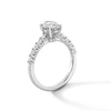 Thumbnail Image 2 of 1-1/2 CT. T.W. Oval Certified Lab-Grown Diamond Engagement Ring in Platinum (I/SI2)