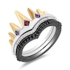 Thumbnail Image 1 of Collector's Edition Enchanted Disney Snow White Live Action Gemstone and Diamond Crown Ring Set in Sterling Silver
