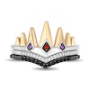 Thumbnail Image 3 of Collector's Edition Enchanted Disney Snow White Live Action Gemstone and Diamond Crown Ring Set in Sterling Silver