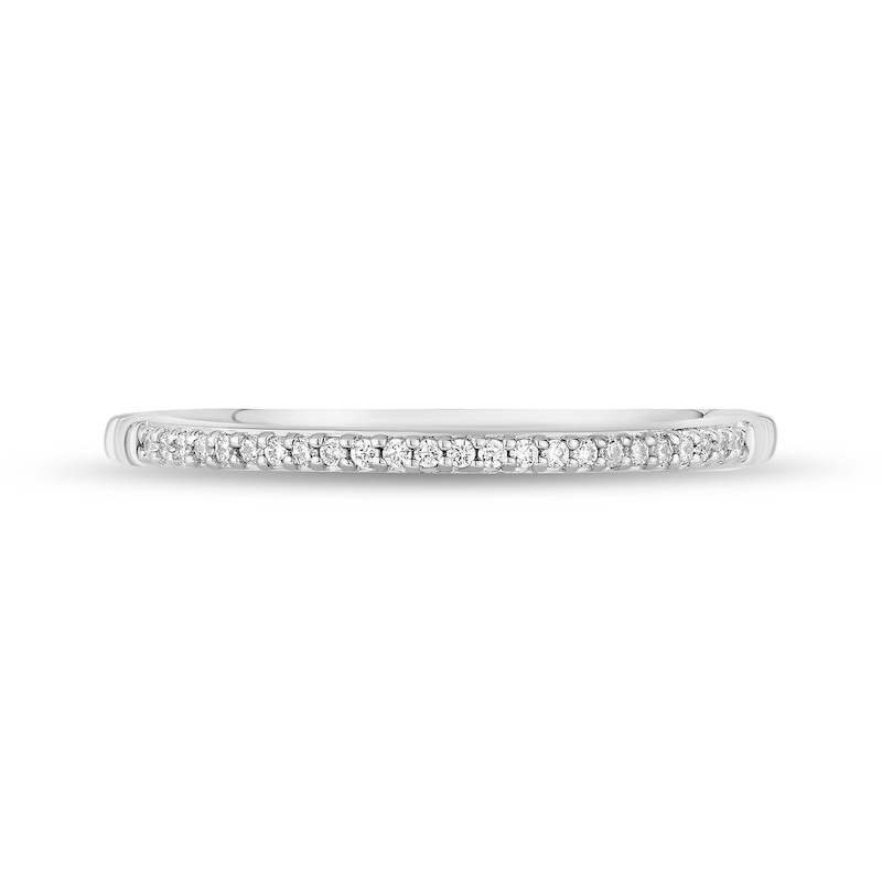 Main Image 8 of Enchanted Disney Majestic Princess 1/6 CT. T.W. Diamond Three Piece Ring Set in Sterling Silver and 10K Two-Tone Gold