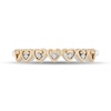 Thumbnail Image 9 of Enchanted Disney Majestic Princess 1/6 CT. T.W. Diamond Three Piece Ring Set in Sterling Silver and 10K Two-Tone Gold