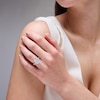 Thumbnail Image 2 of 5-5/8 CT. T.W. Radiant-Cut Certified Lab-Grown Diamond Bridal Set in 14K White Gold (F/VS2)