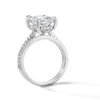 Thumbnail Image 3 of 5-5/8 CT. T.W. Radiant-Cut Certified Lab-Grown Diamond Bridal Set in 14K White Gold (F/VS2)