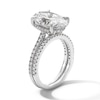 Thumbnail Image 3 of 5-5/8 CT. T.W. Oval Certified Lab-Grown Diamond Bridal Set in 14K White Gold (F/VS2)