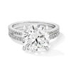 Thumbnail Image 1 of 5-5/8 CT. T.W. Certified Lab-Grown Diamond Bridal Set in 14K White Gold (F/VS2)