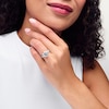 Thumbnail Image 2 of 5-5/8 CT. T.W. Certified Lab-Grown Diamond Bridal Set in 14K White Gold (F/VS2)