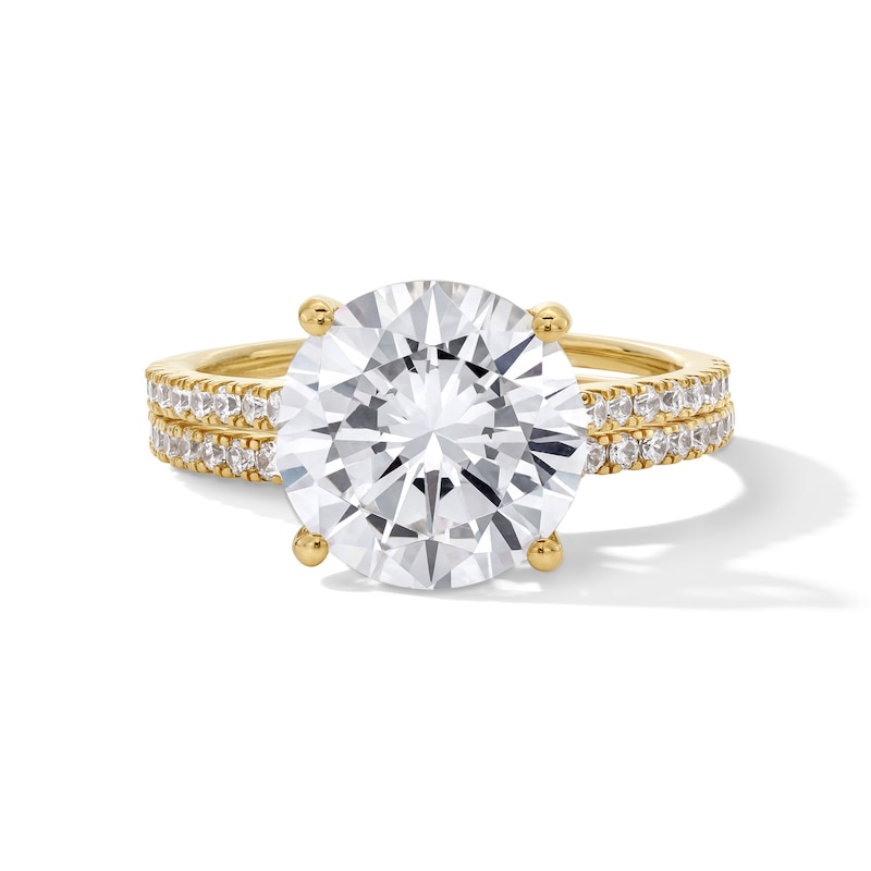 Main Image 1 of 5-5/8 CT. T.W. Certified Lab-Grown Diamond Bridal Set in 14K Gold (F/VS2)