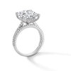 Thumbnail Image 3 of 5-5/8 CT. T.W. Princess-Cut Certified Lab-Grown Diamond Bridal Set in 14K White Gold (F/VS2)