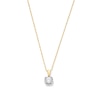 Thumbnail Image 1 of 1/4 CT. Diamond Miracle Solitaire Bubble Pendant in 10K Gold (J/I3)