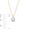Thumbnail Image 3 of 1/4 CT. Diamond Miracle Solitaire Bubble Pendant in 10K Gold (J/I3)