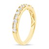 Thumbnail Image 2 of 3/8 CT. T.W. Baguette and Round Diamond Anniversary Band in 10K Gold