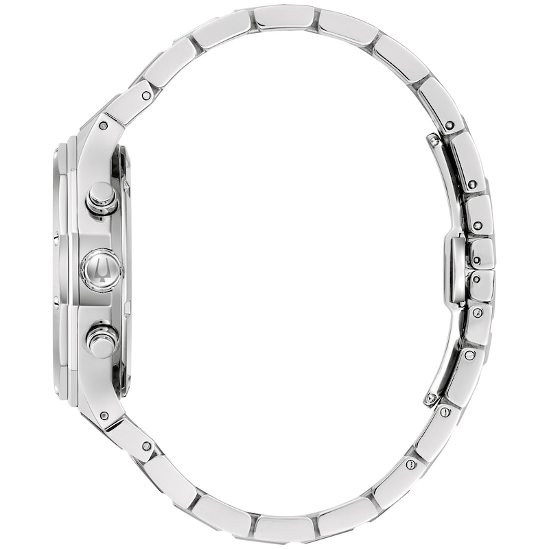 Main Image 2 of Men's Bulova Classic Prestige Chronograph Watch with Grey Dial (Model: 96B459)
