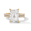Thumbnail Image 1 of 5-5/8 CT. T.W. Radiant-Cut Certified Lab-Grown Diamond Bridal Set in 14K Gold (F/VS2)