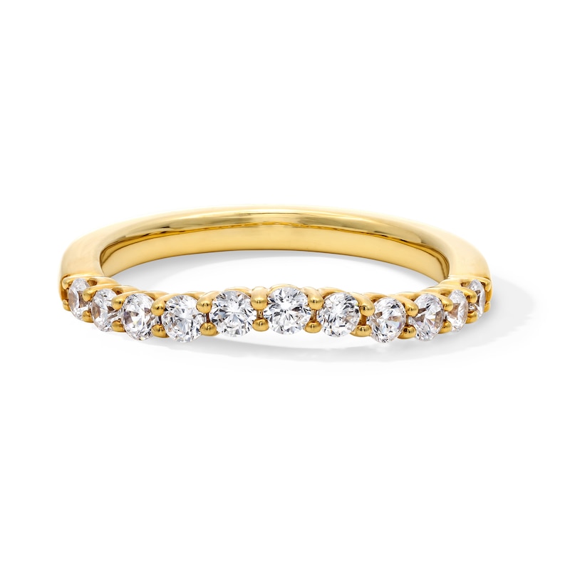 Main Image 1 of 1/2 CT. T.W. Certified Lab-Grown Diamond Contour Band in 14K Gold (F/VS2)