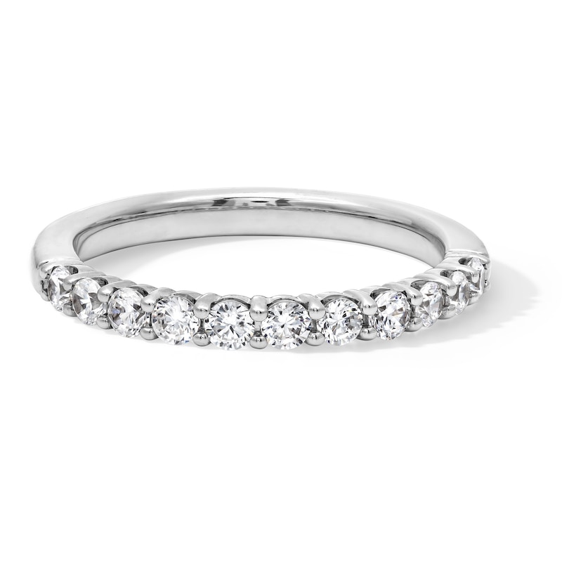 Main Image 1 of 1/2 CT. T.W. Certified Lab-Grown Diamond Wedding Band in 14K White Gold (F/VS2)