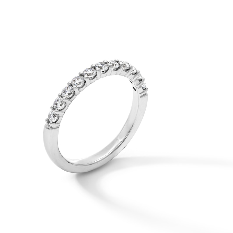 Main Image 2 of 1/2 CT. T.W. Certified Lab-Grown Diamond Wedding Band in 14K White Gold (F/VS2)