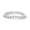 Thumbnail Image 1 of 1/2 CT. T.W. Certified Lab-Grown Diamond Contour Band in 14K White Gold (F/VS2)