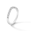 Thumbnail Image 2 of 1/2 CT. T.W. Certified Lab-Grown Diamond Contour Band in 14K White Gold (F/VS2)