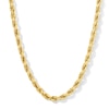 Thumbnail Image 1 of 6.5mm Diamond-Cut Glitter Rope Chain Necklace in Solid 14K Gold - 24"