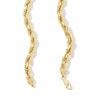 Thumbnail Image 2 of 6.5mm Diamond-Cut Glitter Rope Chain Necklace in Solid 14K Gold - 24"