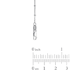 Thumbnail Image 3 of 1.5mm Diamond-Cut Bead Station Chain Necklace in Solid Sterling Silver - 18"