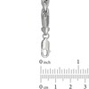 Thumbnail Image 3 of 6.5mm Diamond-Cut Alternating Rope Chain Necklace in Solid Sterling Silver - 20"