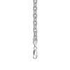 Thumbnail Image 2 of 6.0mm Diamond-Cut Flat Rolo Chain Bracelet in Solid Sterling Silver - 8.5"