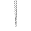 Thumbnail Image 2 of 7.2mm Diamond-Cut Curb Chain Bracelet in Solid Sterling Silver - 8.5"