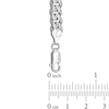 Thumbnail Image 3 of 6.9mm Diamond-Cut Miami Cuban Curb Chain Bracelet in Solid Sterling Silver - 8.5"