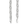 Thumbnail Image 2 of 7.9mm Diamond-Cut Anchor Chain Necklace in Solid Sterling Silver - 22"
