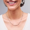 Thumbnail Image 2 of 2.94mm Diamond-Cut Bead Chain Necklace in Solid Sterling Silver - 18"