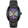 Thumbnail Image 1 of Men’s Bulova Maquina Black IP Automatic Watch with Tonneau Purple Skeleton Dial (Model: 98A320)