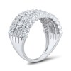 Thumbnail Image 3 of 1-1/2 CT. T.W. Diamond Multi-Row Band in 14K White Gold
