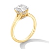 Thumbnail Image 3 of 2 CT. T.W. Certified Lab-Grown Diamond Solitaire Split Shank Engagement Ring in 14K Gold (F/VS2)