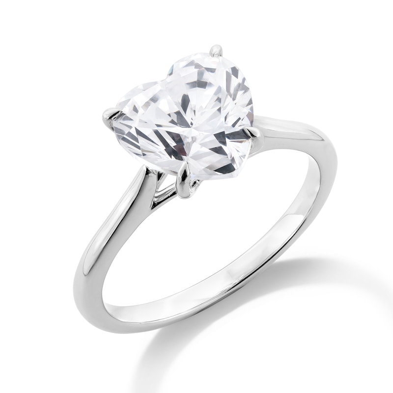 Main Image 2 of 2 CT. Heart-Shaped Certified Lab-Grown Diamond Solitaire Engagement Ring in 14K White Gold (F/VS2)
