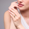 Thumbnail Image 2 of 2 CT. Oval Certified Lab-Grown Diamond Solitaire Cigar Band Engagement Ring in 14K Gold (F/VS2)
