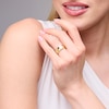 Thumbnail Image 2 of 2 CT. Emerald-Cut Certified Lab-Grown Diamond Solitaire Cigar Band Engagement Ring in 14K Gold (F/VS2)