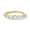 Thumbnail Image 1 of 1 CT. T.W. Certified Lab-Grown Diamond Graduated Nine Stone Band in 14K Gold (F/VS2)