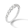 Thumbnail Image 2 of 1 CT. T.W. Certified Lab-Grown Diamond Graduated Nine Stone Band in 14K White Gold (F/VS2)