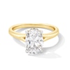Thumbnail Image 1 of 2 CT. T.W. Oval Certified Lab-Grown Diamond Solitaire Split Shank Engagement Ring in 14K Gold (F/VS2)