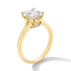 Thumbnail Image 3 of 2 CT. T.W. Princess-Cut Certified Lab-Grown Diamond Solitaire Split Shank Engagement Ring in 14K Gold (F/VS2)