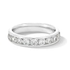 Thumbnail Image 1 of 1-1/2 CT. T.W. Certified Lab-Grown Diamond Channel Ten Stone Band in 10K White Gold (F/VS2)