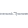 Thumbnail Image 3 of 6 CT. T.W. Certified Lab-Grown Diamond Triple Row Bracelet in 10K White Gold (F/VS2)