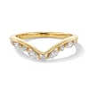 Thumbnail Image 1 of 1/3 CT. T.W. Marquise and Round Certified Lab-Grown Diamond Contour Band in 14K Gold (F/VS2)