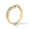Thumbnail Image 2 of 1/3 CT. T.W. Marquise and Round Certified Lab-Grown Diamond Contour Band in 14K Gold (F/VS2)