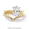 Thumbnail Image 3 of 1/3 CT. T.W. Marquise and Round Certified Lab-Grown Diamond Contour Band in 14K Gold (F/VS2)