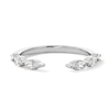 Thumbnail Image 1 of 3/8 CT. T.W. Marquise-Cut Certified Lab-Grown Diamond Solitaire Enhancer in 14K White Gold (F/VS2) - Size 7