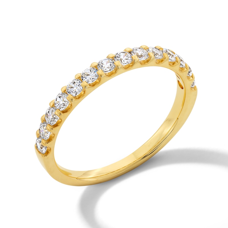 Main Image 3 of 1/2 CT. T.W. Certified Lab-Grown Diamond Band in 14K Gold (F/VS2)