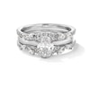 Thumbnail Image 3 of 5/8 CT. T.W. Marquise-Cut Certified Lab-Grown Diamond Leaf-Sides Solitaire Enhancer in 14K White Gold (F/VS2)